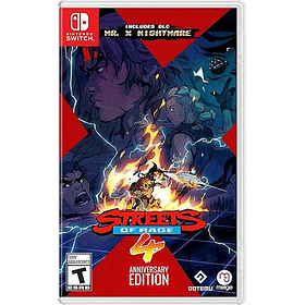 Streets of Rage 4 - Anniversary Edition - Nintendo Switch (FISICO)