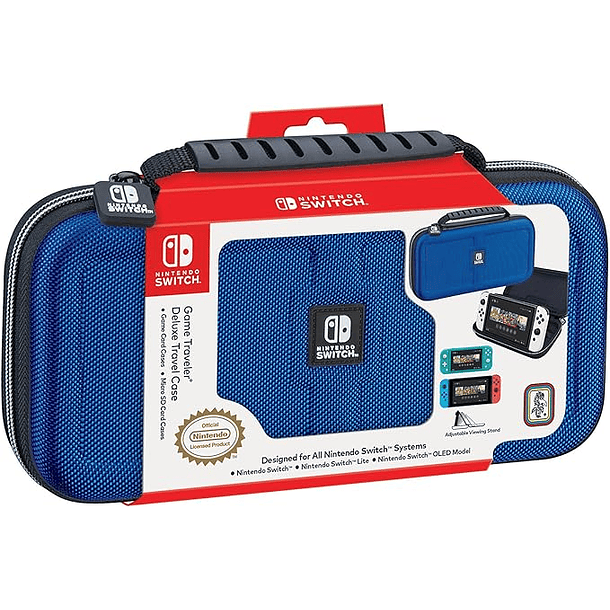 Estuche Traveler Deluxe Case - Switch Azul 1