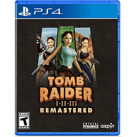 Tomb Raider I-III Remastered Starring Lara Croft - PlayStation 4 (FISICO)