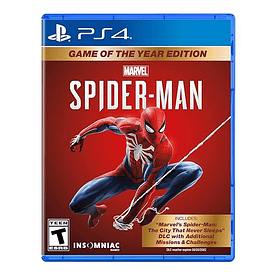 Marvel's Spiderman: Game of The Year Edition - PlayStation 4 (FISICO)