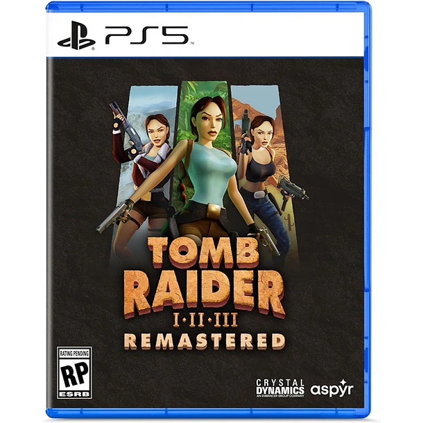 Tomb Raider 1-3 Remastered Starring Lara Croft - Playstation 5 (FISICO)