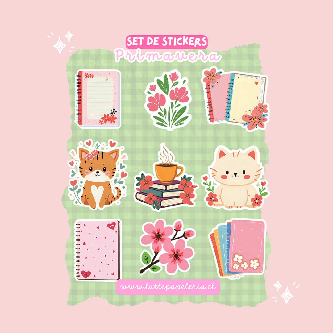 Set de Stickers Primavera 1