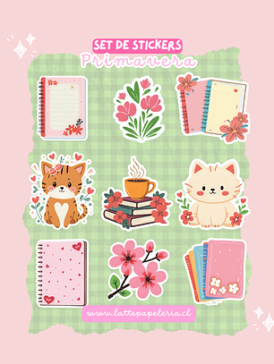 Set de Stickers Primavera