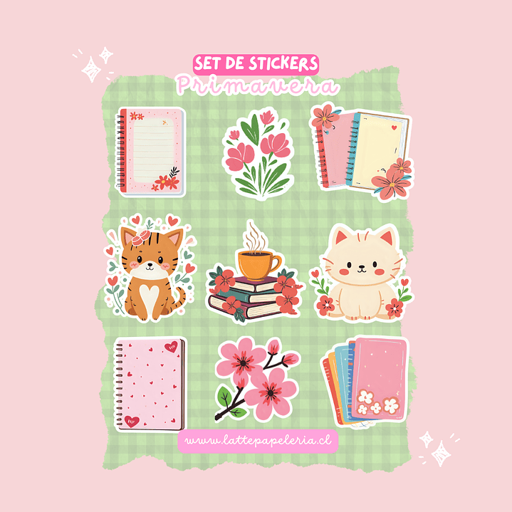 Set de Stickers Primavera 1
