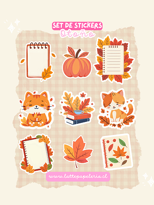 Set de Stickers Otoño