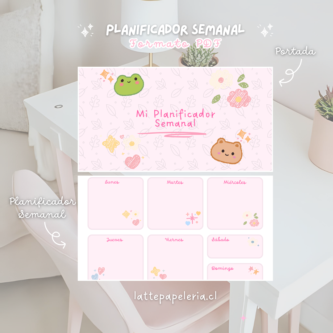 Planificador Semanal Horizontal PDF 2