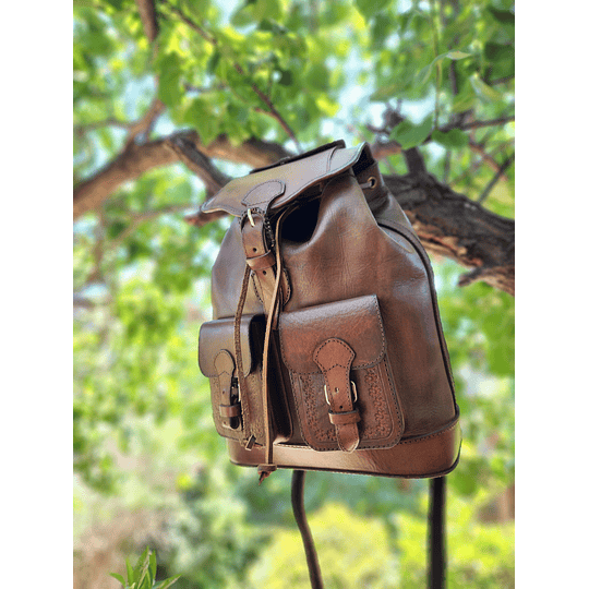 Mochila Matera - Cuero