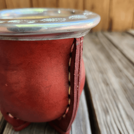 Mate Camionero - Cincelado - Rojo Colonial