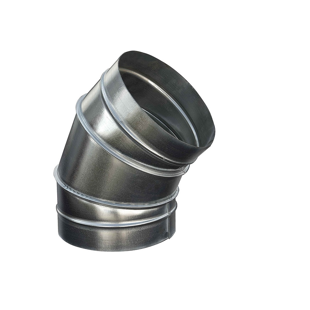 Curvas rígidas em aço galvanizado para sistemas de extração. 1