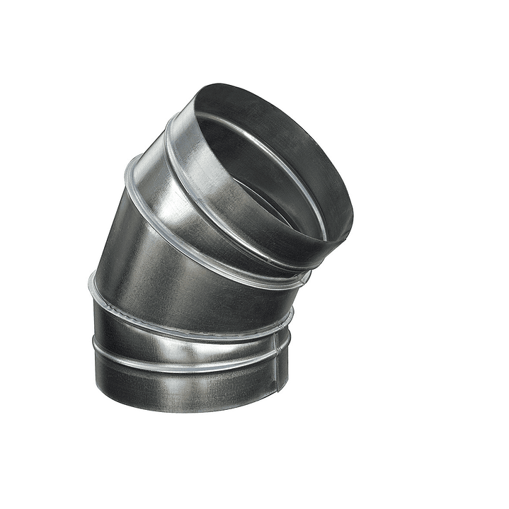 Curvas rígidas em aço galvanizado para sistemas de extração. 1