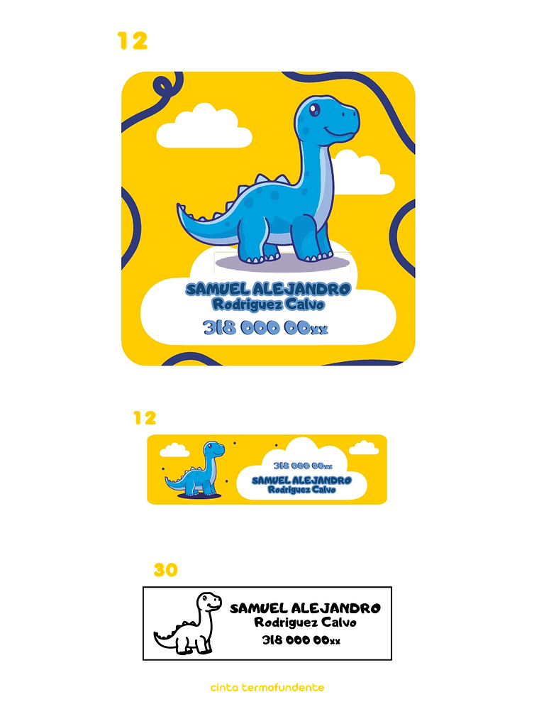 Kit stickers escolares 1