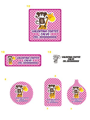 Kit stickers escolares todo incluido