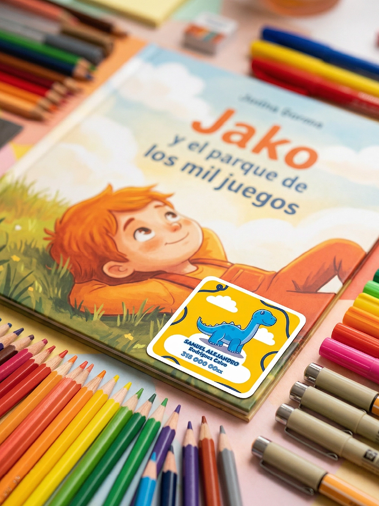 Kit stickers escolares 3