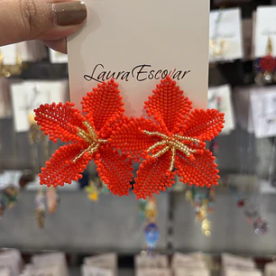 Aretes mostacilla Flor