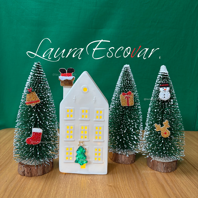 Dúo mini prendedores Navidad 1