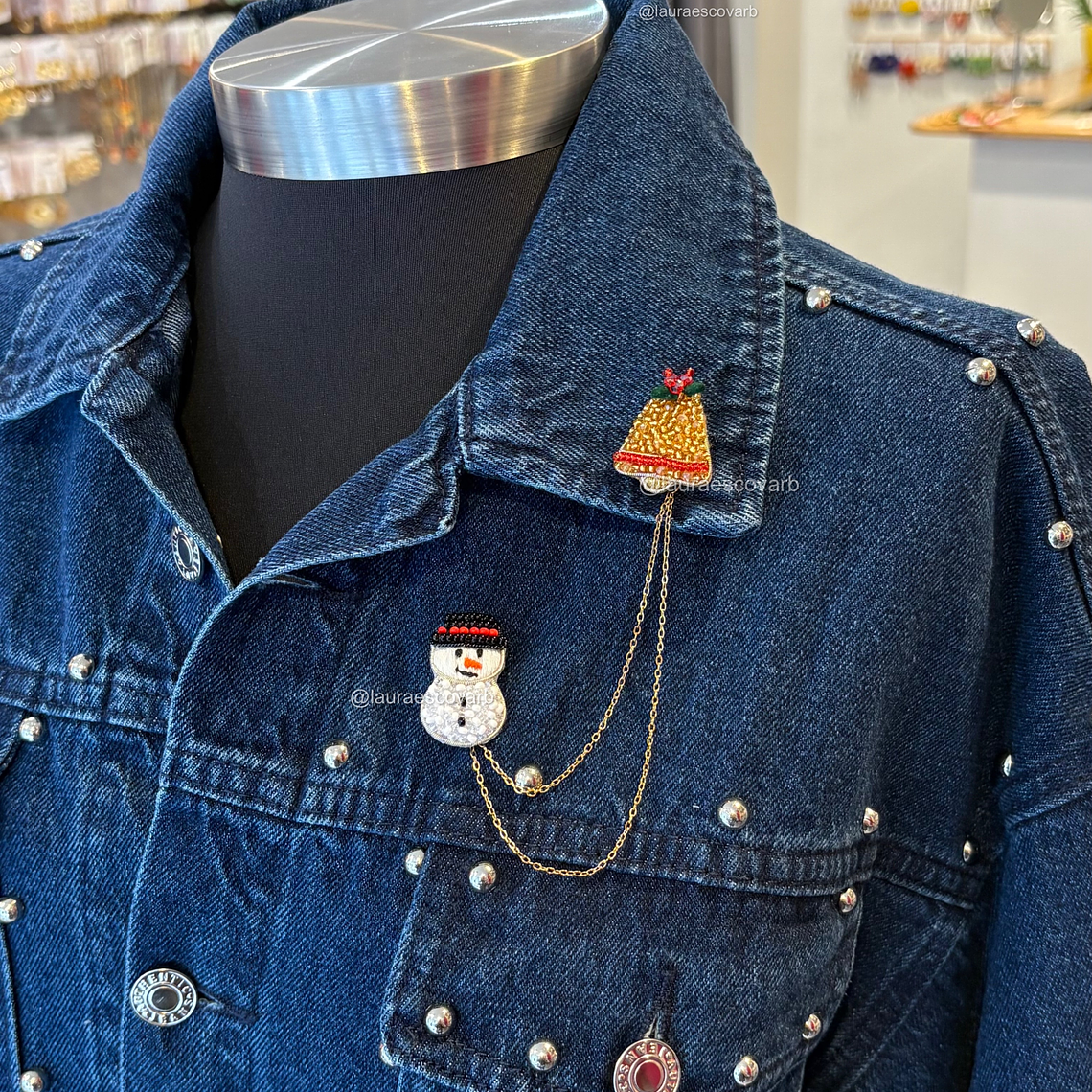 Dúo mini prendedores Navidad 4