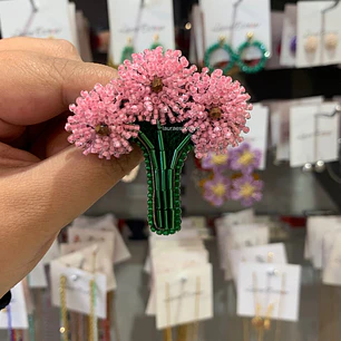 Prendedor Ramo 3 flores