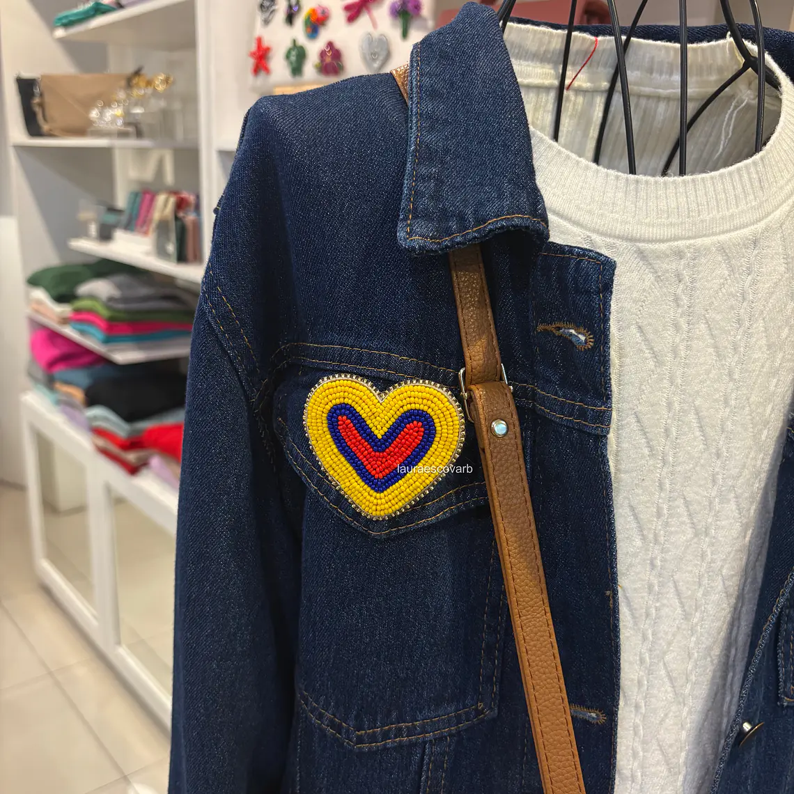 Prendedor Corazón Colombia 2