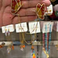 Prendedor Dúo de mariposas bordadas en hilo - Miniatura 6