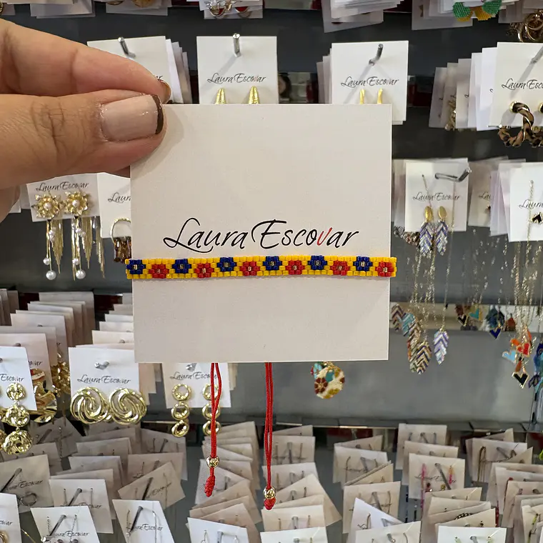 Pulsera flor Colombia  1