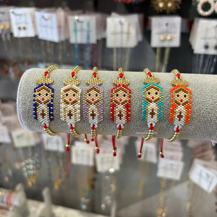 Pulsera Miyuki Virgen  1