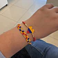Pulsera flores tricolor Colombia - Miniatura 2