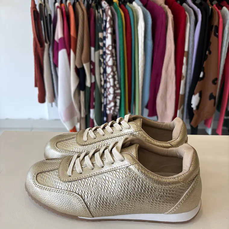 Tenis Alma Dorado 2