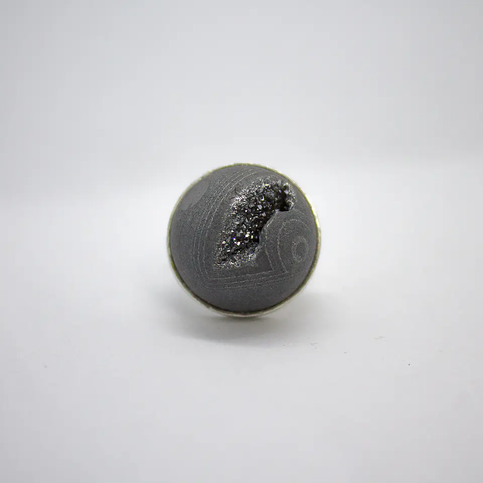 Drusa Planeta (anillo en plata) 2
