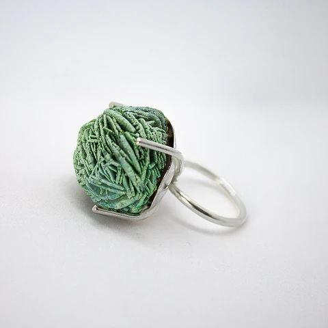 Rosa del Desierto (anillo en plata )