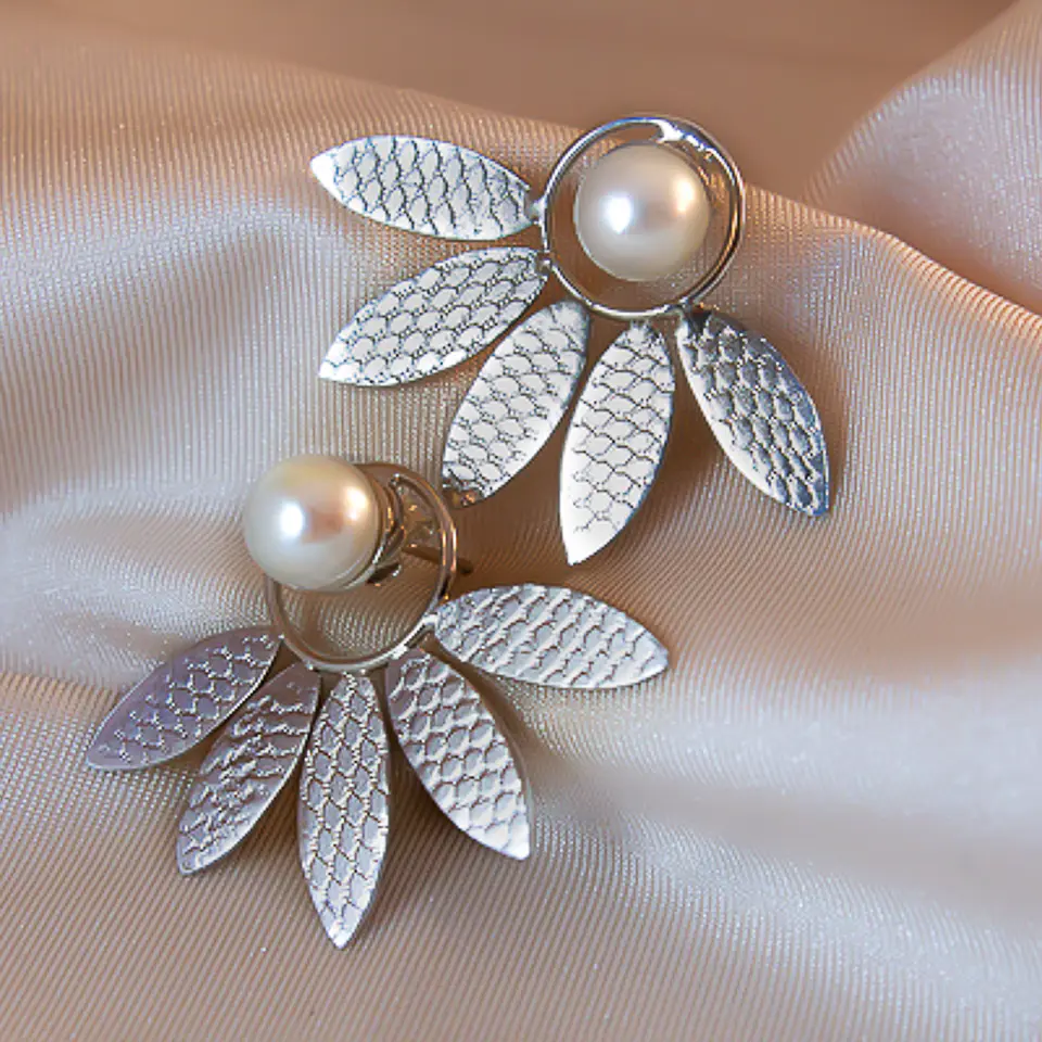 Perlado (aretes - Dos en Uno) 2