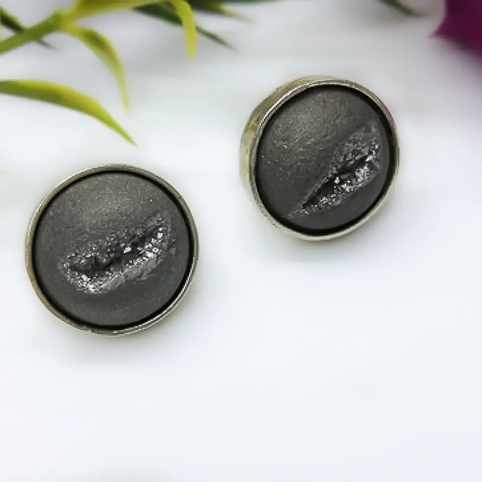 Drusa metalizada (aretes) 1