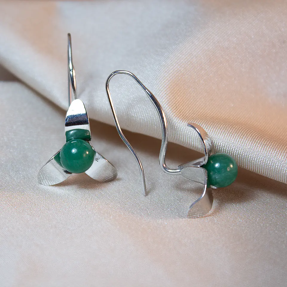 Aventurina Campana (aretes) 1