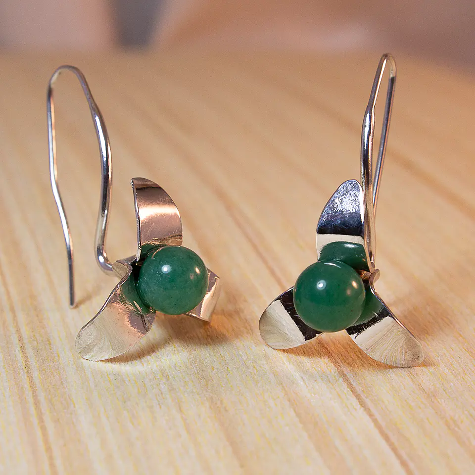 Aventurina Campana (aretes) 2