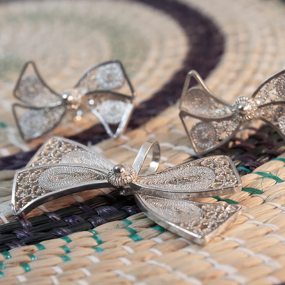 Moños Filigrana (dije y aretes) 1