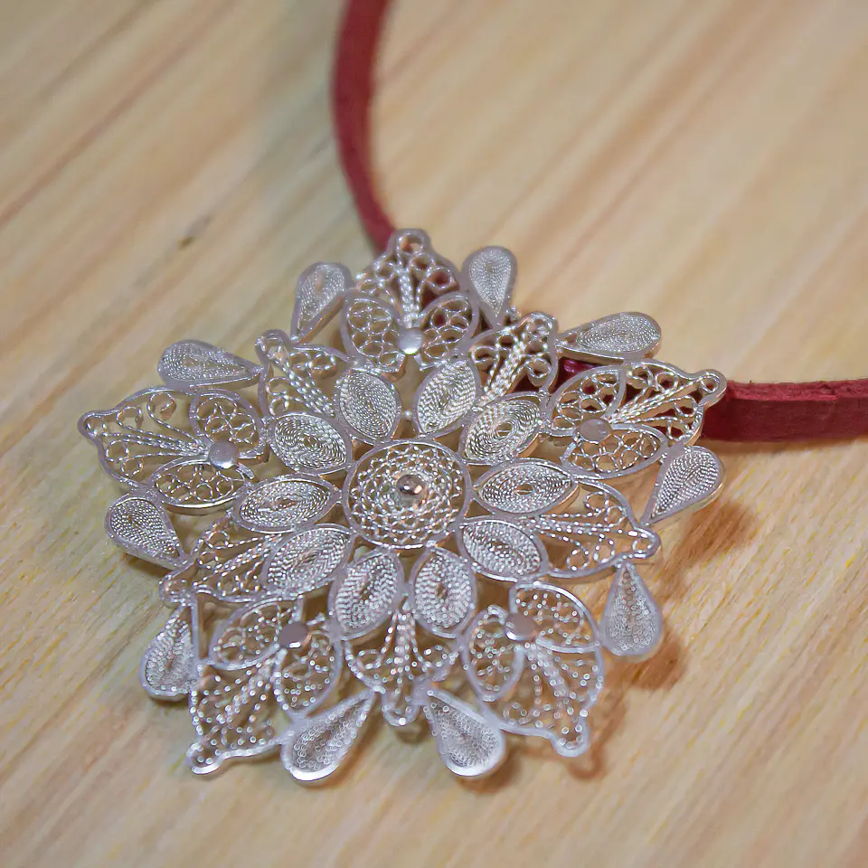 Mandala (dije en filigrana) 2