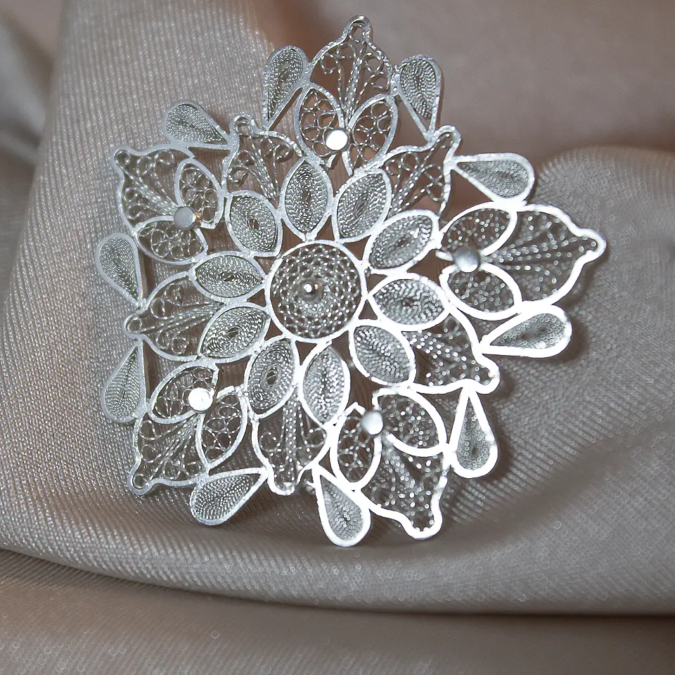 Mandala (dije en filigrana) 1