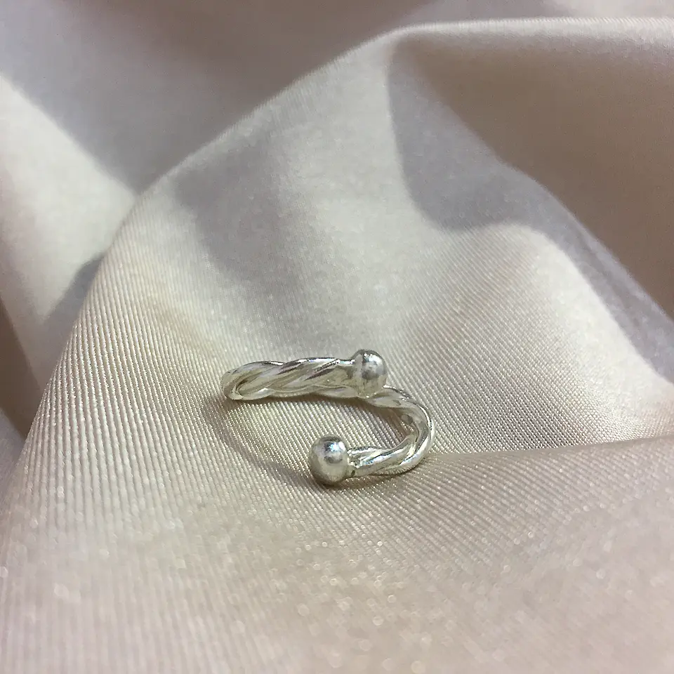 Espiral entorchada (anillo) 1