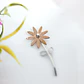 Girasol en plata (dije) - Miniatura 2