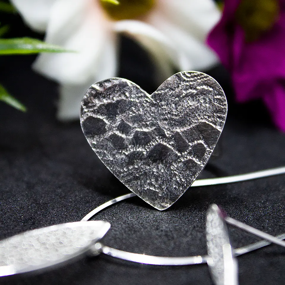 Textura y Filigrana Corazón 4