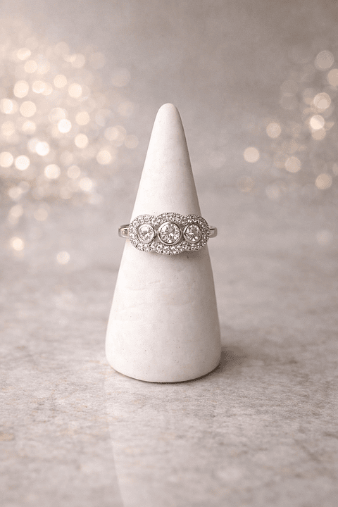 Anillo Tricillo plata