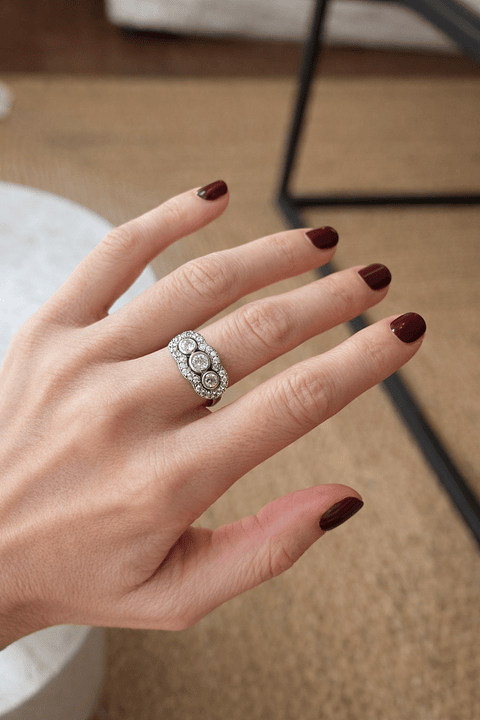 Anillo Tricillo plata