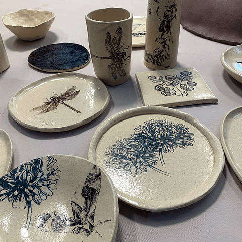 Clase Serigrafía en Cerámica Gres - Presencial