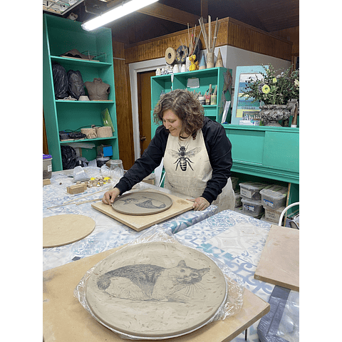 Clase Serigrafía en Cerámica Gres - Presencial