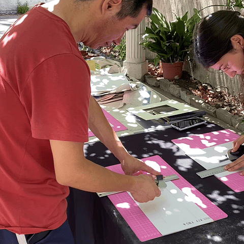 Club de Enmarcado Mensual - 4 Clases