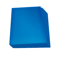 Set de 60 protectores Small Topdeck color azul