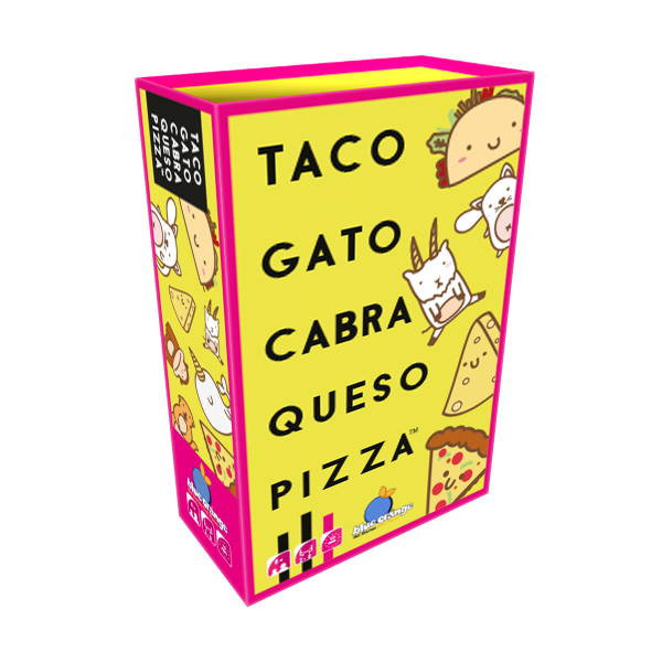 Taco, gato, cabra, queso, pizza