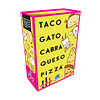 Taco, gato, cabra, queso, pizza