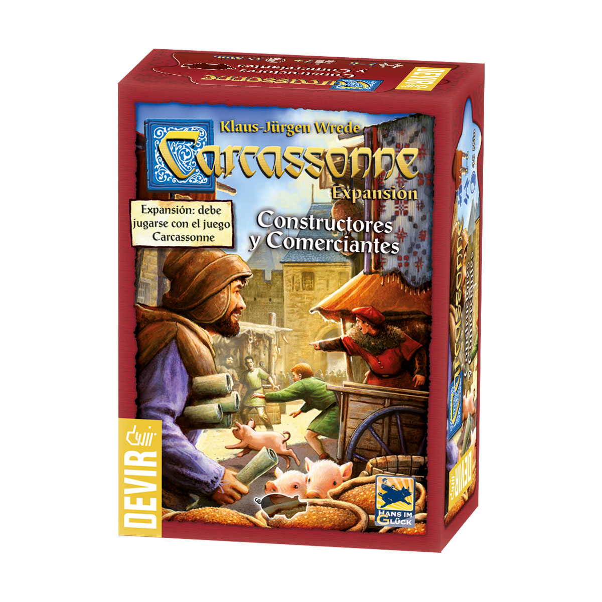 Carcassonne: Constructores y Comerciantes (2da edición)