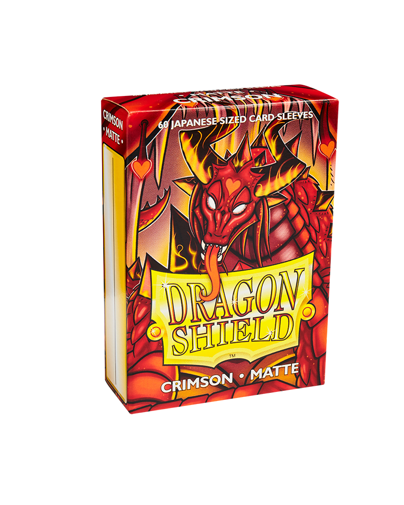 Protectores Dragon Shield 60 Japanese size - Crimson - Matte