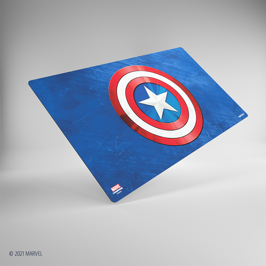 Marvel Champions Prime Game Mat - Capitán América